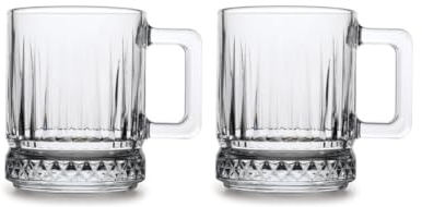 Pasabahce 55432 Elysia Lot de 2 verres à café et à thé 250 ml