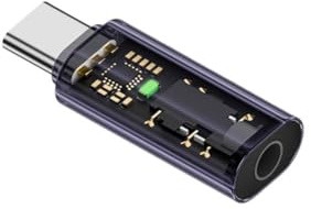 Adaptador de Audio Tipo C a Jack de 3,5mm, Adaptador Aux USB C 3,5mm, Convertidor de Auriculares Typec Para Q3c8