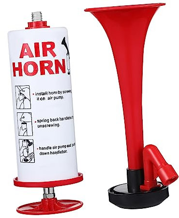 HAWILLOSCH Handheld Luftdruck Horn Lauter Geräuschmacher Für Boote Autos Und Sportveranstaltungen Tragbare Handpumpe Mit Ergonomischem Griff Einfache Installation Starke Haltbarkeit