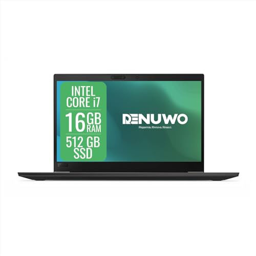 Lenovo Thinkpad Pc Portatile Notebook Intel Core i7 8th, 16 Gb Ram, 512 Gb SSD, Display Touch da 14, WiFi, BT, Windows 11 Pro + Libre Office – BATTERIA NUOVA (Ricondizionato)
