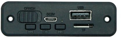 Erconsso Placa de Amplificación para Audio - Amplificador de Audio para Coche - Módulo de Altavoz y Radio con Función de Voz Marina, para Hombres, Mujeres, Uso en Motocicletas y Actividades al Aire