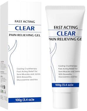 Soothing Cooling Gel, Relieve Muscle Tension, Sports Recovery Cooling Gel with Menthol, Fast Absorbing for Women and Men
