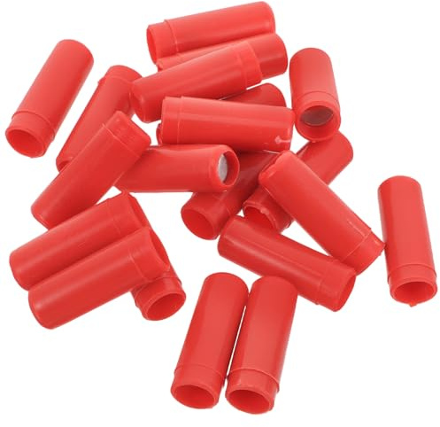 KESYOO Fischietto per bambini a conchiglia rossa 3 cm confezione da 20 fischietto rumoroso per feste e giocattoli per compleanni e giochi all'aperto