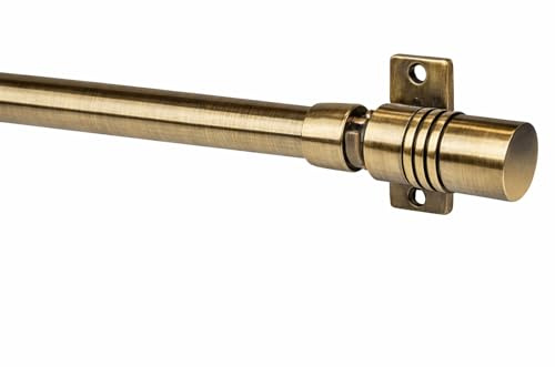 Twoja Pszczółka Gardinenstange MINI – Fenstergardinenstangen - Scheibengardinenstangen Ausziehbar – Cafehausstange - Scheibengardinen Halterung - Gardinenstange Metall – 40-60cm