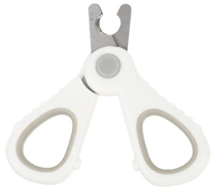 Cabilock Cat Nail Clipper and Dog Nail Cutter with Safety Guard Gray for Beginners Professional Claw Trimming Grooming Scissors