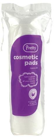 Pretty Cotone | Dischetti cosmetici in cotone | Rotondi | Confezione da 80