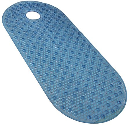 Daloual Wanneneinlage, Antirutschmatte, Einlage Badewanne Bad Badematte 88cm x 38cm Farbe blau