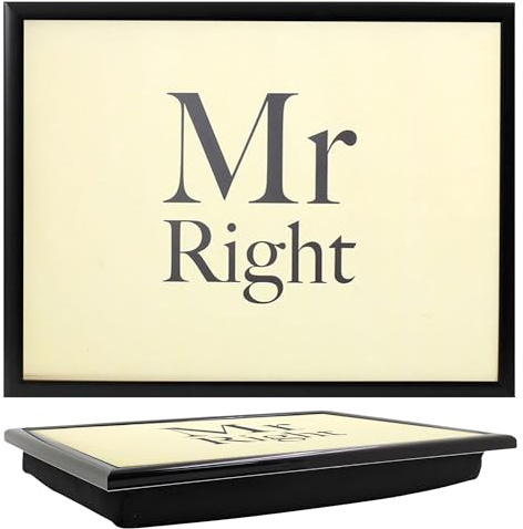 Mr Right Gepolstertes Knietablett Sitzsack, Gepolstertes Knietablett Geschenk für Ihn