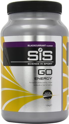 Science in Sport GO Bevanda energetica in polvere 1,6kg Ribes nero - Polvere energizzante con 47g di carboidrati - Maltodestrine in polvere per il tuo power training