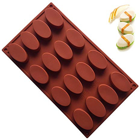 Molde de silicona de JasCherry para chocolate, gelatina, dulces y donuts
