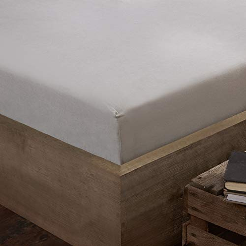 Sanctuary Lakan i 100% borstad bomull, grå, king size-säng