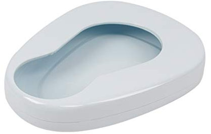 YNGJUEN Haushalt Emaille Bettpfanne Töpfchen Zum Beruf Pflege Geduldig Bettpfanne Sitz Urinal Wiederverwendbar Einfach Zu Säubern Bequemlichkeit