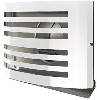Grille d'aération de qualité supérieure en acier inoxydable avec clapet anti-retour isolé, blanc