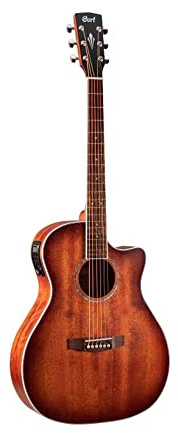 Cort GA-MEDX Mahogany Open Pore, Marrón, Guitarra, 4965423031