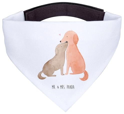 Mr. & Mrs. Panda Hundehalstuch S Hunde Liebe - Geschenk, Vertrauen, Kleine, Tuch, Hund, Herz, Kuscheln, Halstuch, Sprüche