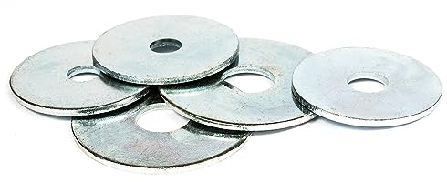 Rondelle di riparazione grandi e piatte in acciaio, 20 pezzi (M8 x 40 x 2 mm)