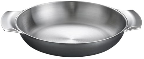 Luxshiny Edelstahl Serviertablett 8.27X6.30X1.38 Zoll Runde Snackplatte Bruchfest Leicht Zu Reinigen Für Zuhause Restaurant Bar Vielseitige Lebensmittelschale