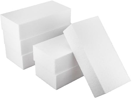 Styroporblöcke │ Styropor Rechtecke │ Blöcke zum Basteln │ 20 × 10 × 5 cm, Weiß