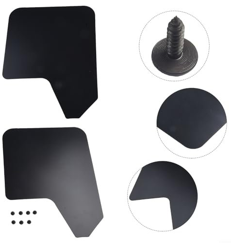 Paraspruzzi per auto, SUV, camion, paraspruzzi, anteriore e posteriore, materiale, facile installazione, nero