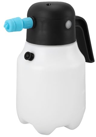 Pulverizador de Espuma con Bomba de 1,8 L, Botella Pulverizadora Profesional Presurizada Inalámbrica, Manguera de Jardín de Cañón de Espuma Multifuncional de 2000 MAh, para