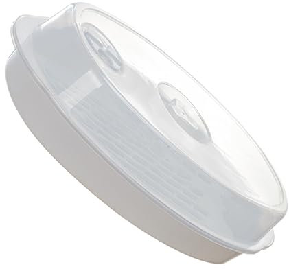 Garneck Recipiente De Cocina Para Microondas Con Tapa - Taper De Plástico Para Cocción Al Vapor De Alimentos - Ideal Para Pan Pescado y Verduras Al Vapor 15 Litros