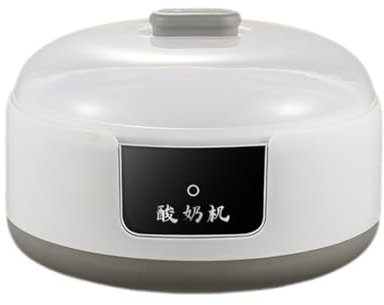 Cammeciso Yogurtiera,Macchina per Yogurt Greco,Macchina per Lo Yogurt con Fodera in Acciaio Inossidabile,Macchina per Yogurt Completamente,Macchina per Yogurt Digitale,per Uso Domestico