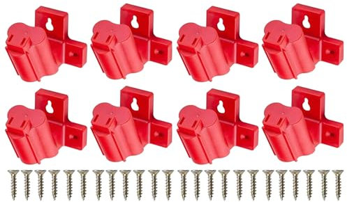 Werkzeugmontage Speicherhalterung Für 12 V Batterie Werkzeugmaschine Bohrhalter Slots Ständer Workshop Garagenzubehör