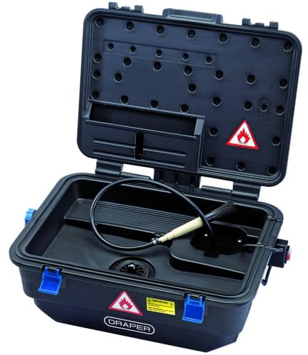 Draper 22494 Portable Parts Washer, 230V, 610mm x 420mm x 260mm , Blue