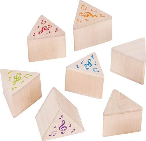 goki 56683 - Klangmemo aus Holz, Akustisches Gedächtnisspiel zur Förderung der Wahrnehmung von unterschiedlichen Klängen, Lernspielzeug für Geräusche und Laute, 12er Set, ab 3 Jahre