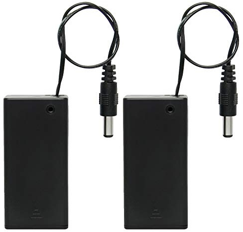 Gikfun 9v Battery Holder with ON/Off Switch for Arduino (Pack of 2PCS) EK2107x2