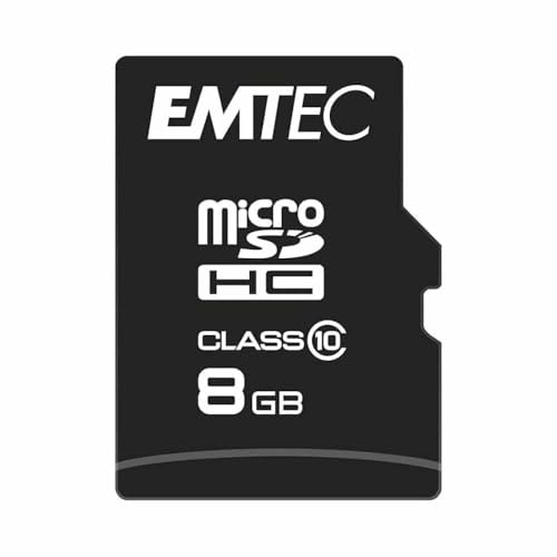 Emtec Classic microSD-Speicherkarte 8GB, Class10, inklusive SD Adapter