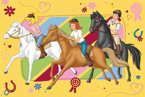 Schmidt 56544 Bibi & Tina Pferdeliebe Kinderpuzzle, 200 Teile