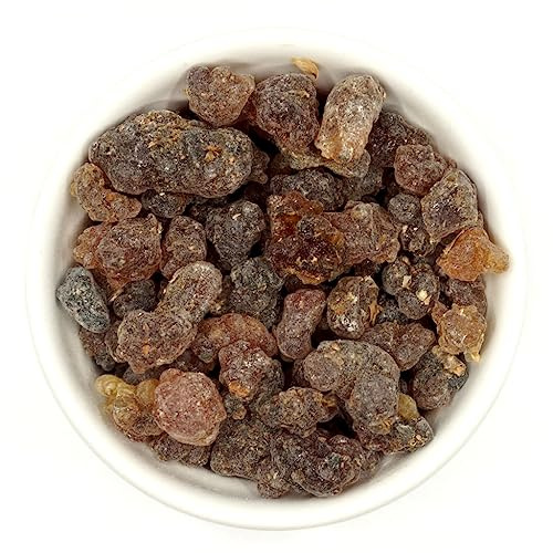 Farbenwald - KUA Myrrha, 30g, zum Räuchern, importiert von Socotra, Jemen, Commiphora KUA, in wiederverschließbarer Zip-Tüte