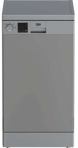 BEKO DVS04020S Slimline Dishwasher - Silver - E Rated