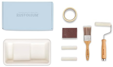 Rust-Oleum Ready to Roll - Eco Paint Kit (Small) - Bathroom Tile Matt Soft Blues