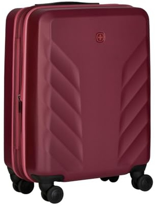 WENGER Motion S Hartschalenkoffer 36/43 l Erweiterbar Handgepäck | Robuster Kabinenkoffer mit 4 Doppelrollen, TSA-Zahlenschloss und Teleskopgriff für Flugreisen und Wochenendtrips.
