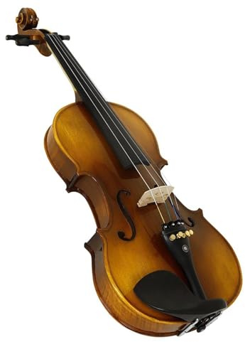 Violin Set 4/4 Violine Fichtenplatte Ahornrückseite Natürliches Tigermuster Violinsets Mit Koffer Bogensaiten Schulterstütze Zubehör(Set 2)