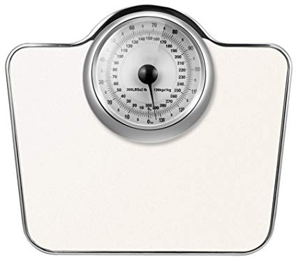 Body Weight Bathroom Scale - Manual Mechanical Analog Weighing Scale,Professional Extra-Large Dial Precision Scale,Capacity 136Kg,for Home Office
