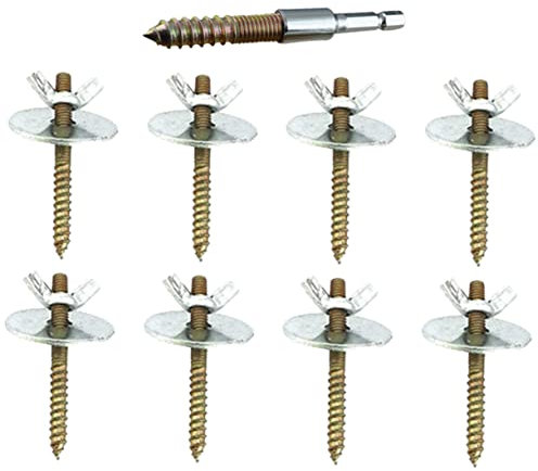 BESPORTBLE Vogelkäfig Halteschrauben Mit Dichtungen Für Vogelsitzstangen Vogelkäfigzubehör Aus Stabilem Metallmaterial Vogelkäfig-befestigungsschrauben