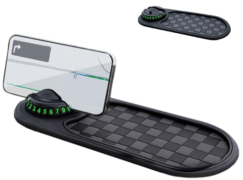 Multifonction Car Anti-Slip MAT AUTO Téléphone Auto Phone, PVC Car Anti Slip Mat Washable et réutilisable PAD POUR SUPPORT POUR TÉLÉPHONES, CLÉS, GADGETS, Porte-téléphonie