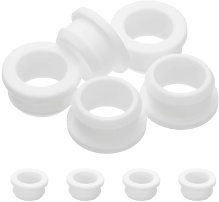 PATIKIL 5 Piezas De Ojal Para Cables 25 Mm Diámetro De Montaje Blanco