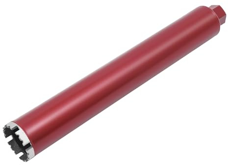 Kernbohrer Ø 63mm M22, 410mm Bohrtiefe, Diamant Bohrkrone für Beton, Mauerwerk, Ziegel, Asphalt, Stein, Nassbohren, Bohrkrone für Kernbohrmaschine, Profi Lochsäge