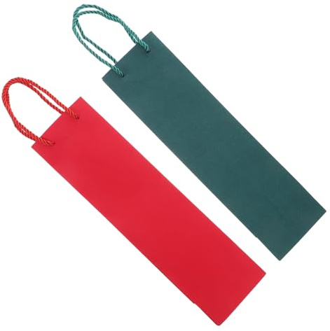 PACKOVE 24 St Julvinpåsar Papperspåsar Tygkassar Papper Vinbärkassar Pappersbärkassar För Whisky Återanvändbara Vinbärkassar För Öl