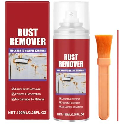 Dérouilleur De Rouille Pour Voiture - 100ml Nettoyant Doux Spray Automobile,Nettoyant Pour Surfaces Métalliques À Usage Intensif - Pour Véhicules Automobiles Camping-Cars Remorques Camions Motos