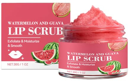Exfoliante Labial para Labios Secos - Exfoliante en Bálsamo 30g | Aromático Iluminador para Labios | Para el Cuidado Diario y Nocturno y Preparación del Maquillaje