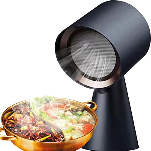 simprueH Tabletop Range Hood, Mini Portable Tabletop Range Hood, Strong Suction Barbecue Hot Pot Range Hood, for Indoor Outdoor