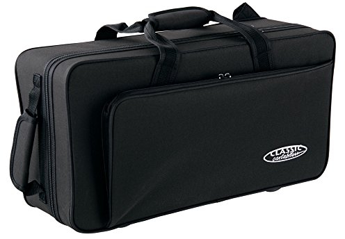 Classic Cantabile Leichtkoffer für Jazztrompete (Trompete Koffer, Lightcase, Softcase für Trompete, reiß- und wasserfestes Außengewebe, hochwertige Thermopolsterung, Außenmaße: 55 x 29 x 20 cm)