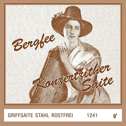 Optima Zither-Saiten Griffsaiten Wiener Stimmung Verlängert 1250.W.H Satz Griffsaiten