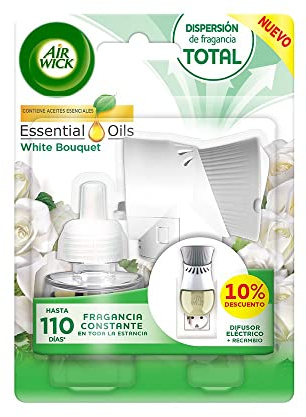 Air Wick Ambientador Electrico Completo White Bouquet 19 Ml