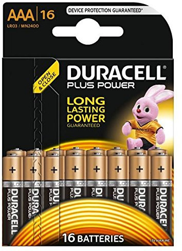 Duracell Duralock plusp AAA X16 Hal pile 1,5 V